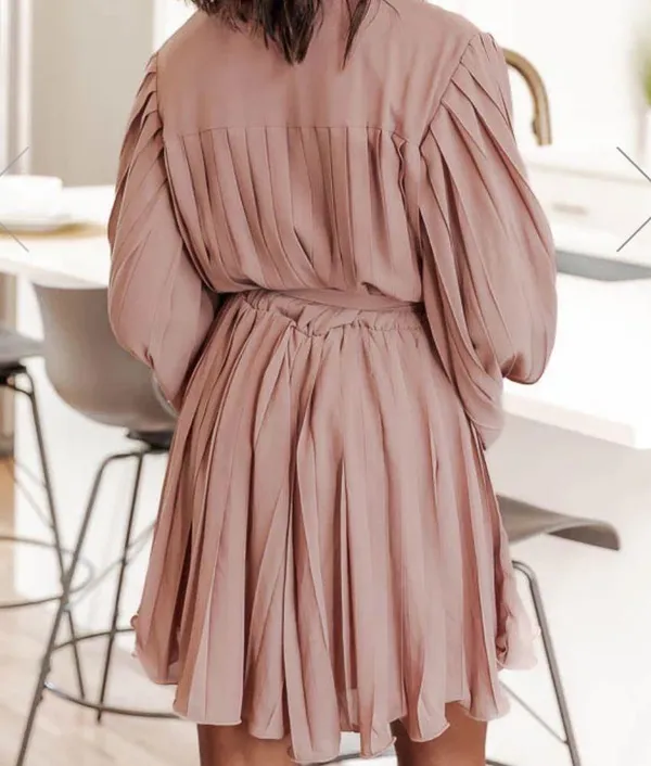 Pink Lily | Long Sleeve Romper/Dress - Image 3