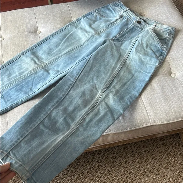 Liz Wear Vintage Barrel-Legged Jeans‎ Size 4 - Image 4