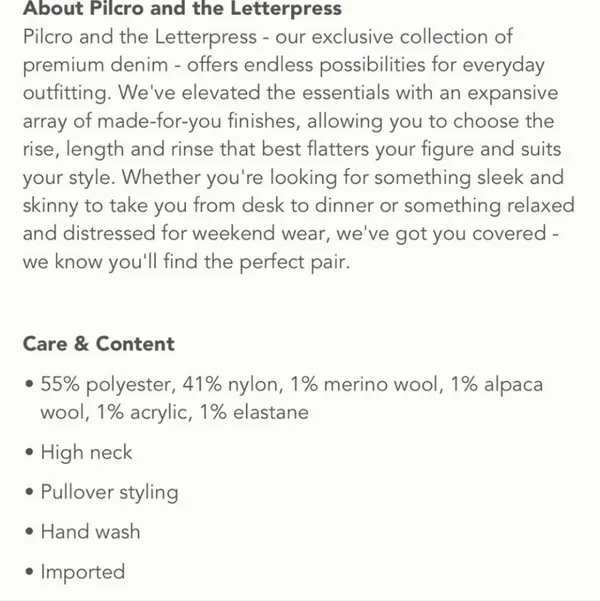 Anthropologie | PILCRO SELENE SWEATER | Size S - Image 9