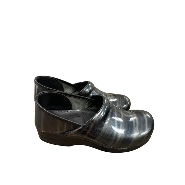 Dansko Womens Blue Gray Clogs Size 10 Comfort Slip-Ons SKU 6914 - Image 4