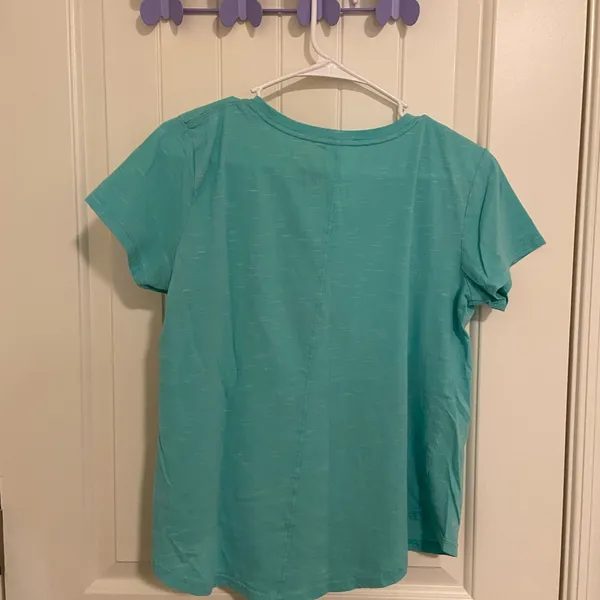 EUC Tek Gear women’s‎ turquoise active scoop neck tshirt medium - Image 4