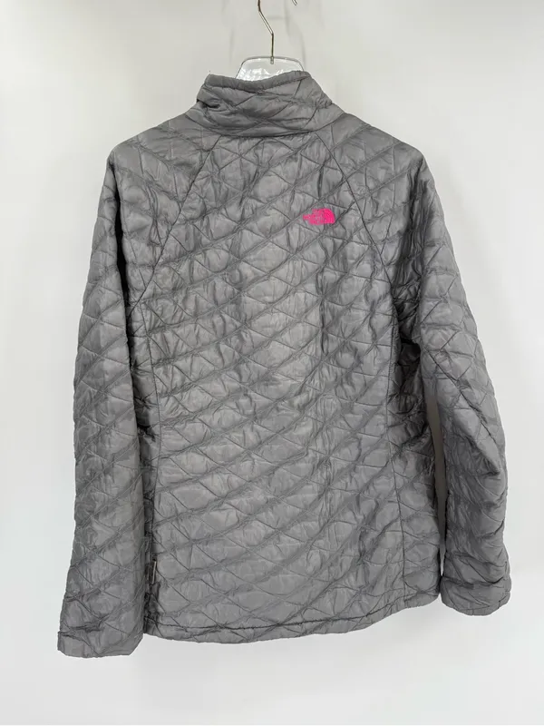 The North Face‎ silver nano puffer jacket size large - Image 2