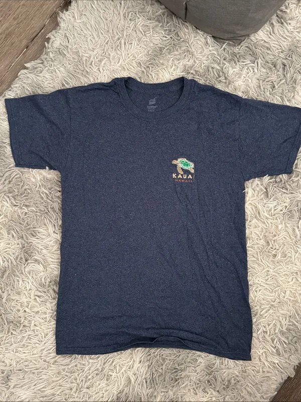 Kauai Hawaii Women’s Tee - Navy (S) - Image 2