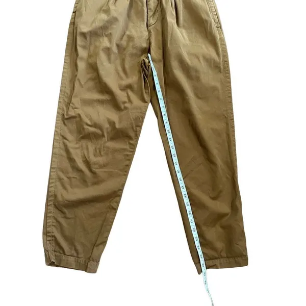 Free People Khaki‎ High Rise Pleated Pants – Size 6 - Image 5