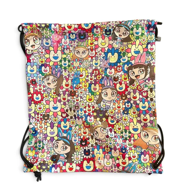 Takashi Murakami x NewJeans Supernatural Drawstring Bag Limited Edition Backback - Image 6