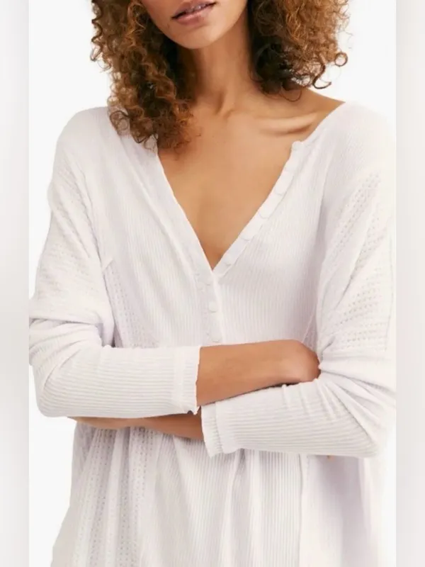 Free People Leo Henley Tee - Image 3