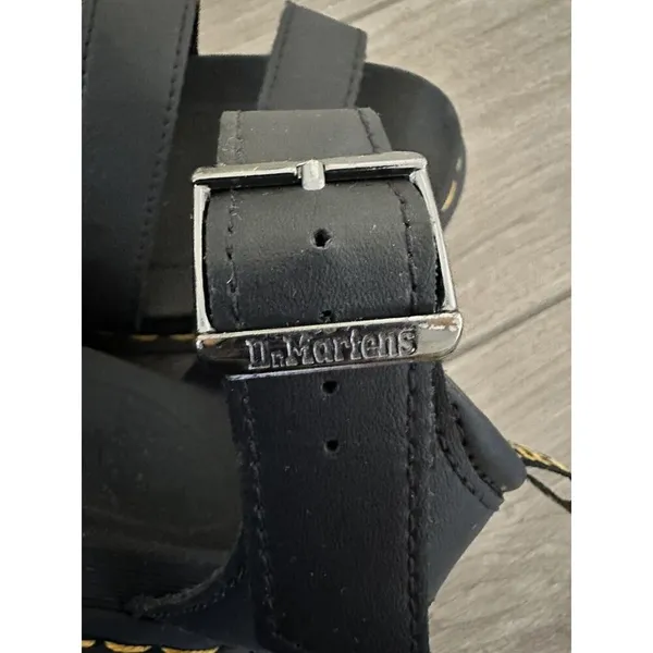 Dr. Martens Blaire Hydro sandals Black Leather Womens Sz 7 EUC - Image 11