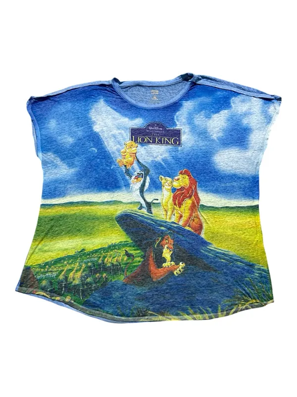 Disney The Lion King VHS Cover T-Shirt for Women size 3X - Image 2