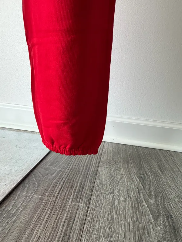 Athletic Works Red 2 Piece Sweat Suit  - Image 3