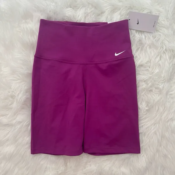 Nike Dri-FIT One High Waisted 7" Biker Shorts Size Small - Image 2