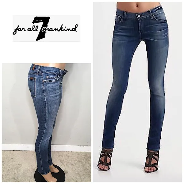 7 for all mankind faded jeans. EUC - Image 2