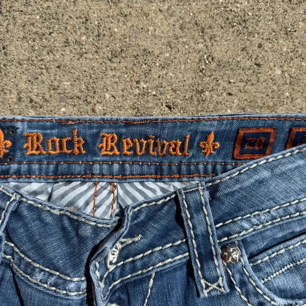 Rock Revival Jamie Easy Boot Jeans Size 28 - Image 4