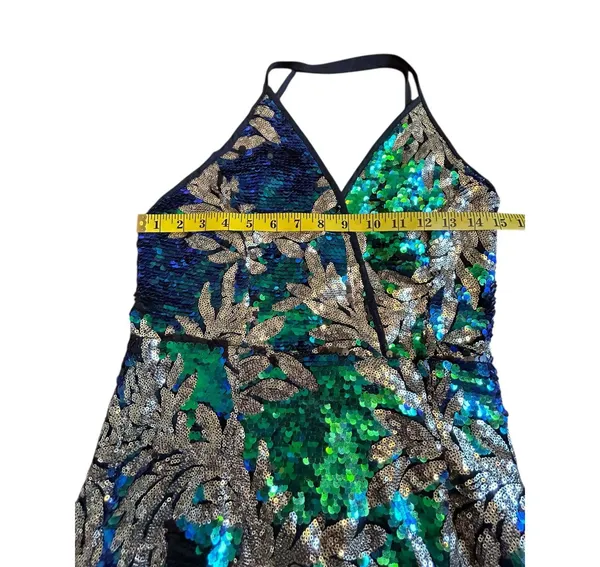 NWT Love and Other Things Multicolor Sequin Dress - Size M - Image 5