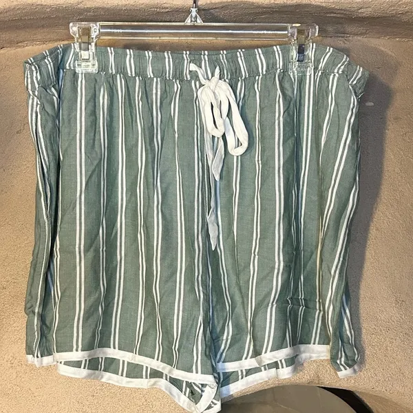 PJ Salvage Stripe Hype Pajama Set Green Size 2X - Image 11