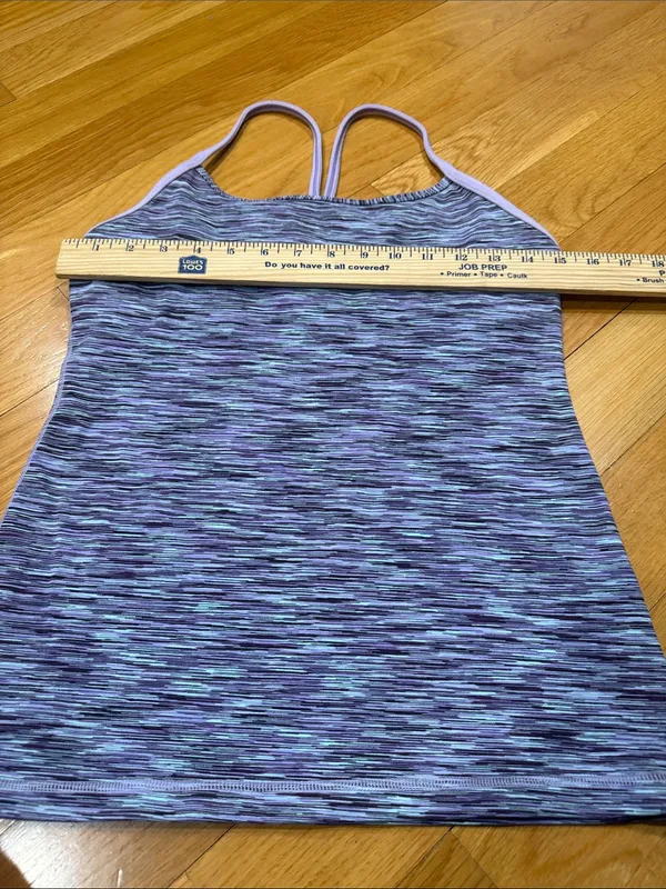 Lululemon power Y tank top with built in bra size 8 . - Image 3