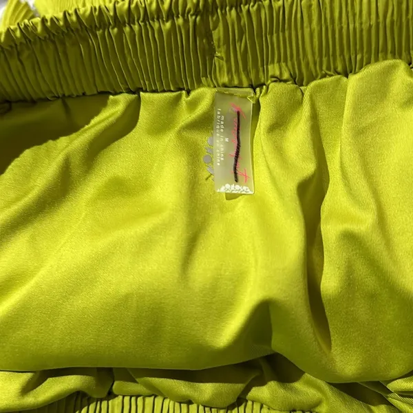 NWOT Free People Movement Shirr Enough Shorts In Guacamole color - Image 5