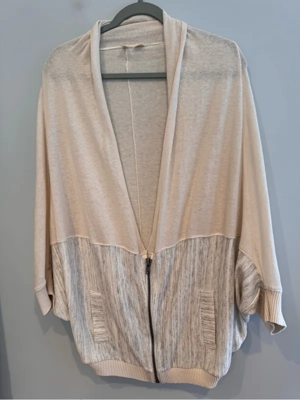 Anthropologie MOTH Austral Cocoon Dolman Zip-Up Cardigan Sweater NWOT - Image 3