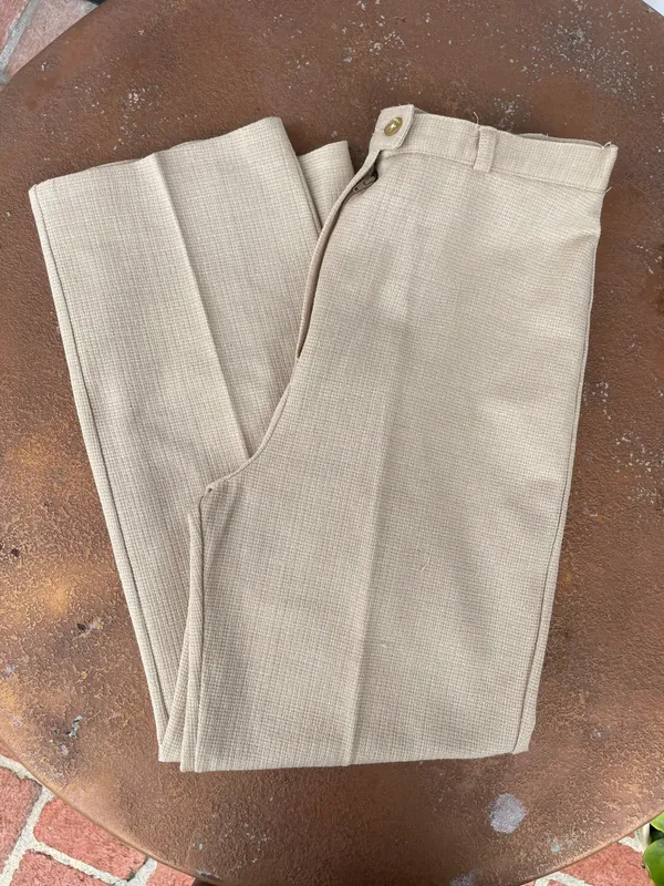 Boutique Vintage textured pants • fits a size 4/26 • super flattering - Image 2