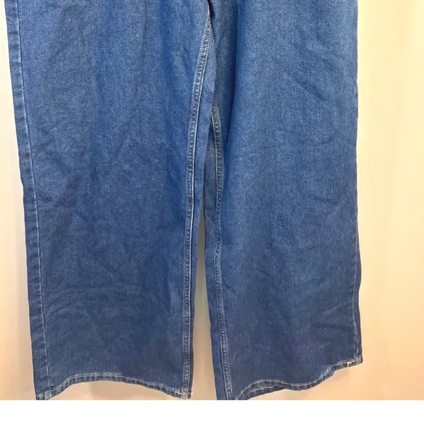 BDG‎ Urban Outfitters Womens High Rise Wide Leg Jeans Medium Wash Blue Size 28 - Image 5