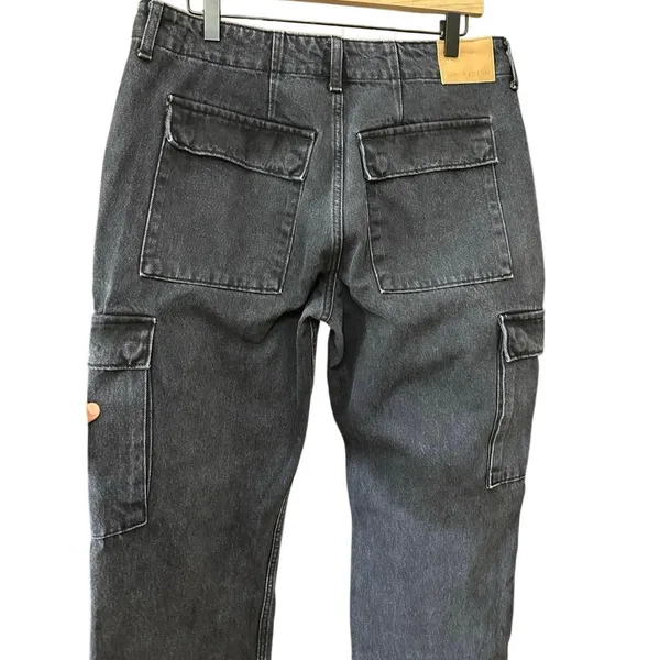 Aritzia Denim Forum The 90s Edie Lo-Rise Cargo Denim Jeans‎ Size 30 114344 - Image 9