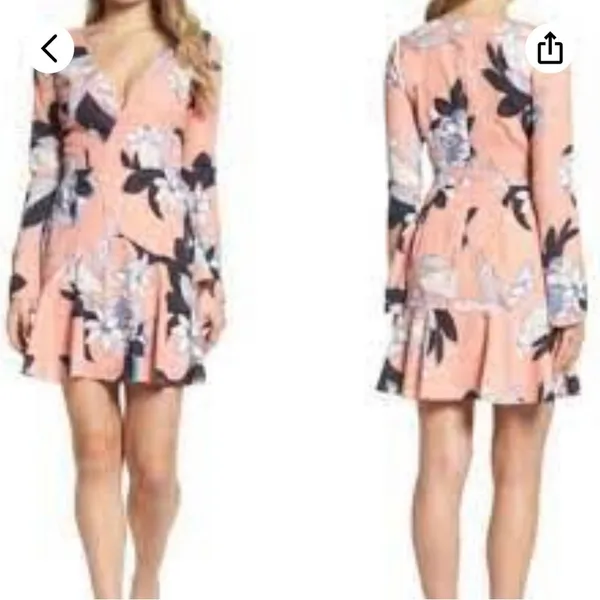 Cooper St Peach Floral Spring Dress - NWT - Size 8 - Image 2