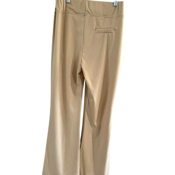 Tan Pants Side Pocket Elastic Waistband Medium - Image 3