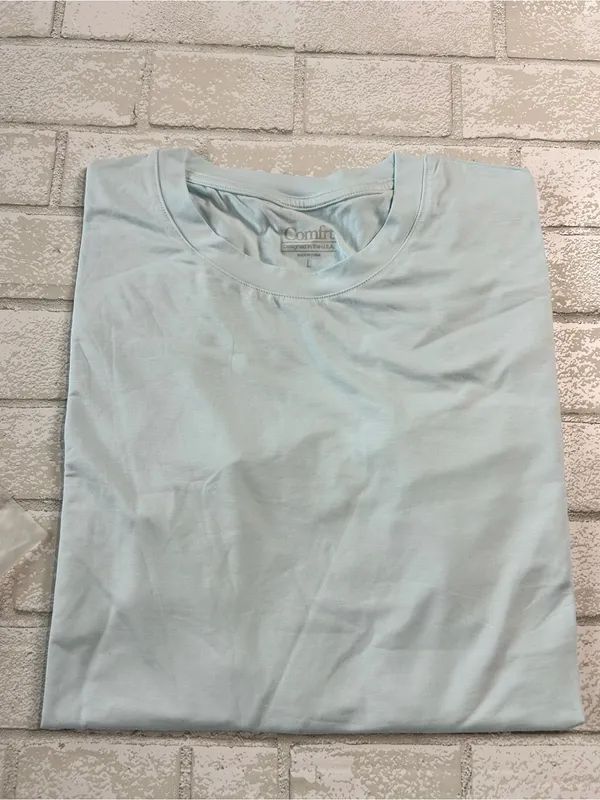 Comfrt Cloud Lounge Powder Blue Tshirt Size Large - Image 3