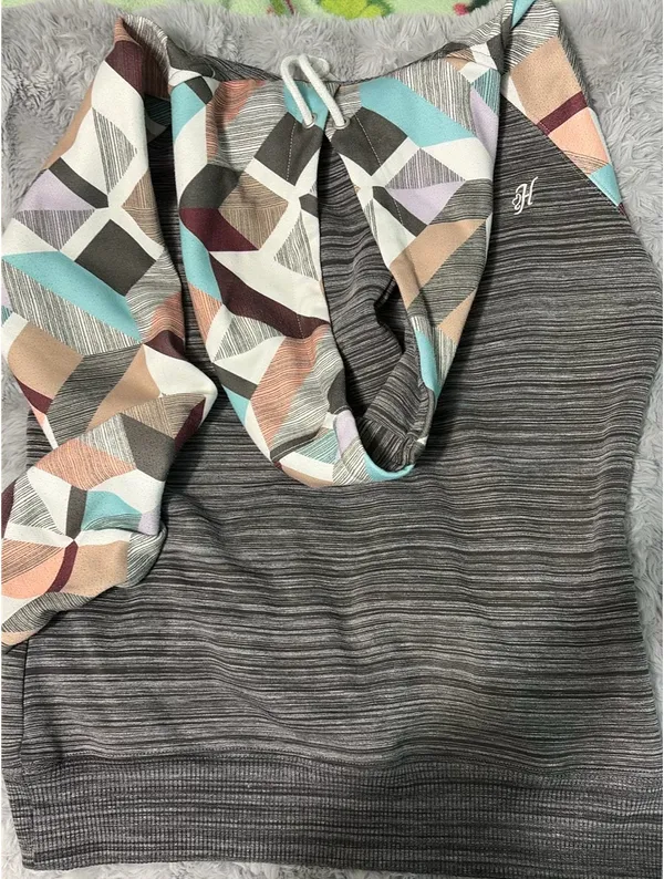 Hooey Hoodie Gray Size M - Image 3