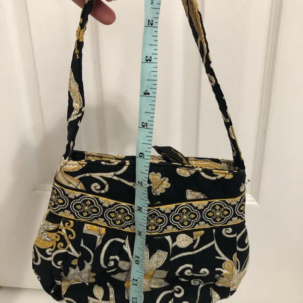 RETIRED Vera Bradley women’s Hannah yellow bird pattern small‎ handbag - Image 10