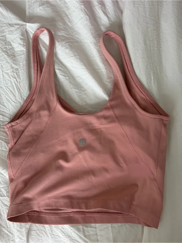 Lululemon Align Tank Top *Light Support A/B Cup, Pink Haze, Size 2 - Image 3