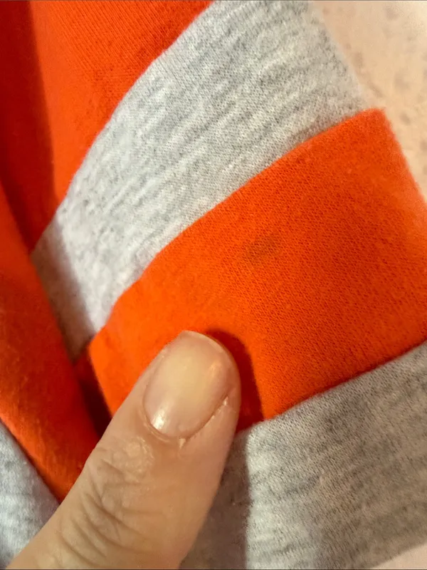 Women’s Grey & Orange Raglan Halloween Graphic Tee - "Come, We Fly" Size Ladge - Image 10