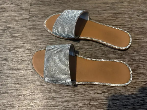 Sandals Silver Size 6.5 - Image 3