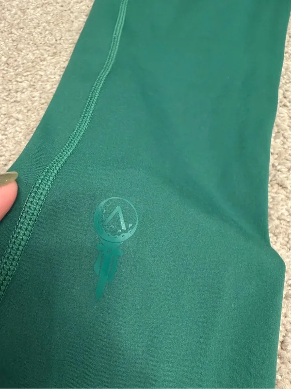 ACTA Wear Green Evo High Waisted Leggings NWT Size Small Forest Green Activewear - Image 4
