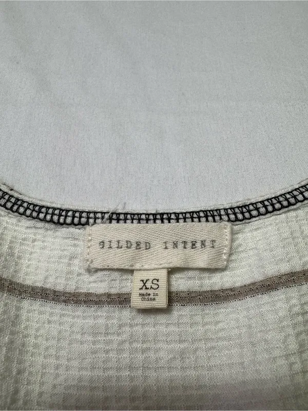 White and Black Sassy Tank Top - Image 5