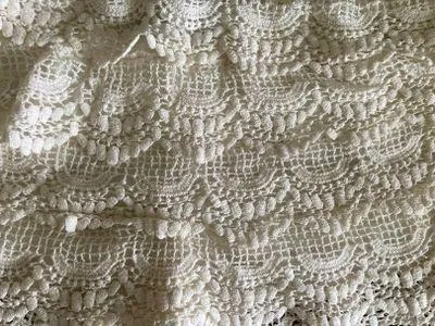 White Lace Shorts Size L - Image 3