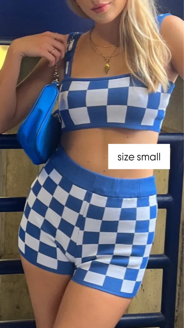 Amazon Checkered Two-Piece Set - Image 4