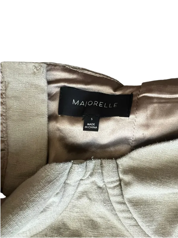 Majorelle Revolve Ameera Linen Cotton Structured Bodice Jumpsuit Taupe Green - Image 4