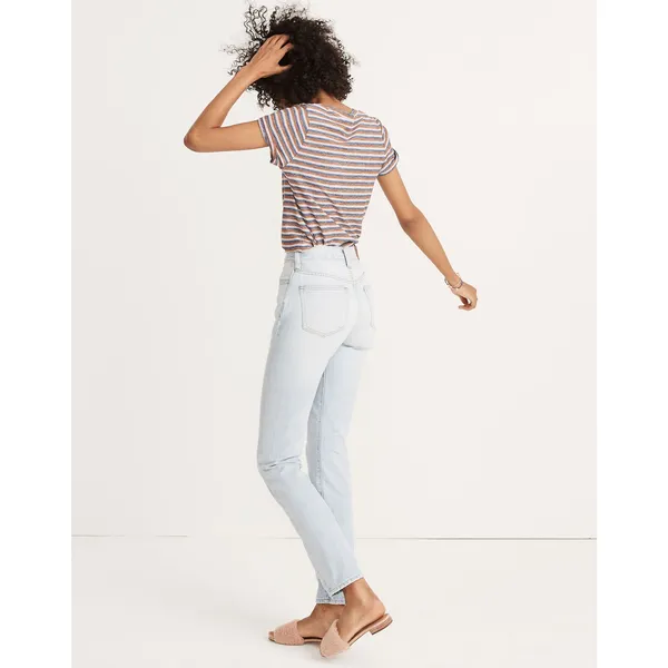 Madewell Womens Jeans Sz 27 Perfect Vintage Fitzgerald Wash Light‎ Blue Mom - Image 2