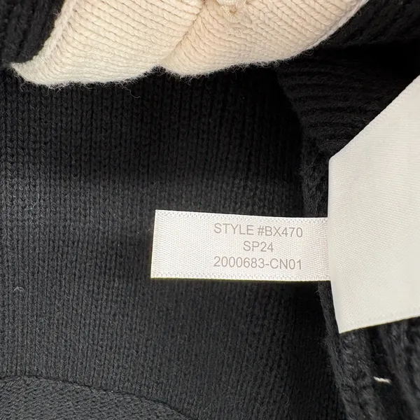J.Crew Womens Emilie Black Ivory Tipping Preppy Knit Sweater Lady Jacket S BX470 - Image 6