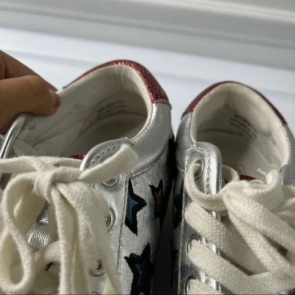 ASH stars majestic motif‎ trainers sneakers size 8 - Image 3