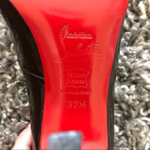 Christian Louboutin Décolleté 868 Patent L. Heels. Size 37.5 (US 7.5). - Image 12