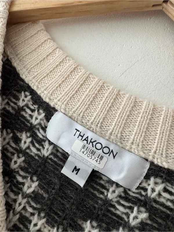 Thakoon‎ x Rent The Runway Fair Isle Wool Sweater Dress - Image 8