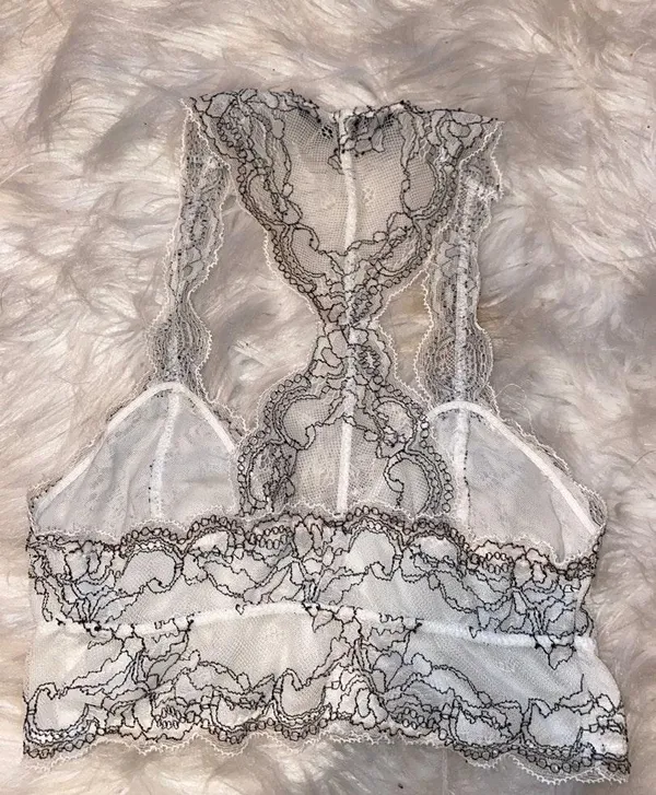 Sophie & Trey Black And White Bralette - Image 2
