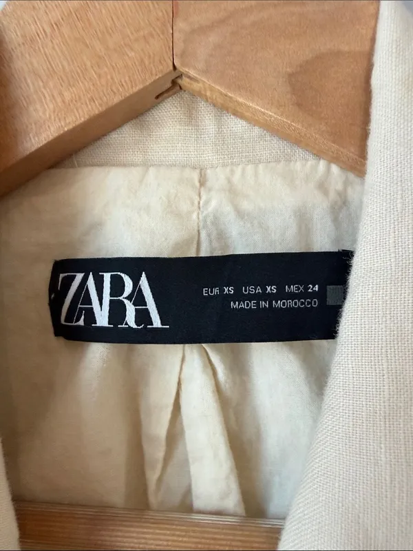 Zara Linen Cotton Romper Short Jumpsuit - Image 4