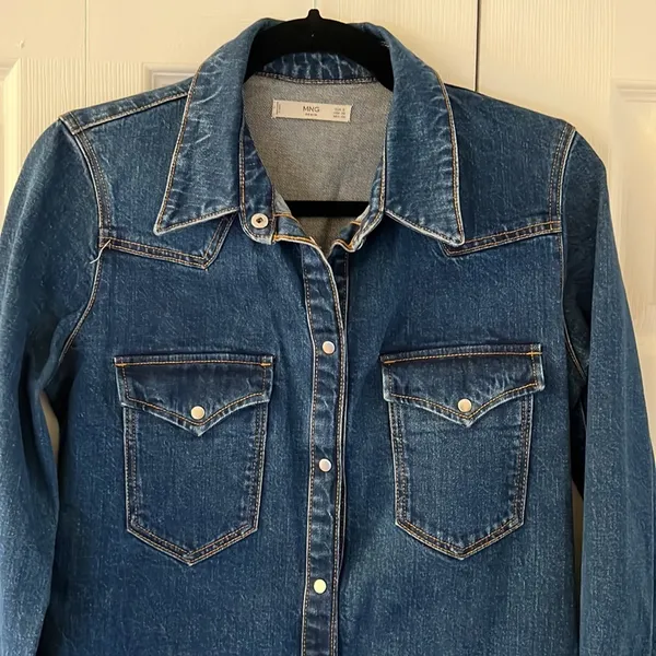 Mango Denim Dress - Image 8