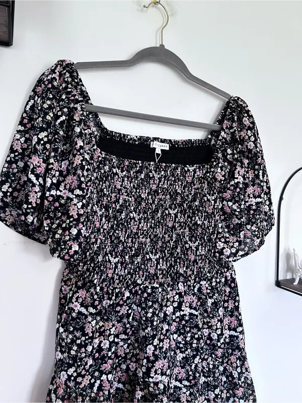NWT Baltic Born Idera Short Flutter Sleeve Square Neck Mini Dress Size‎ Large - Image 3