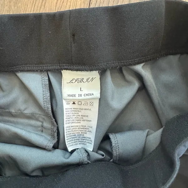 Womens Black Camouflage Cargo Pants - Image 3