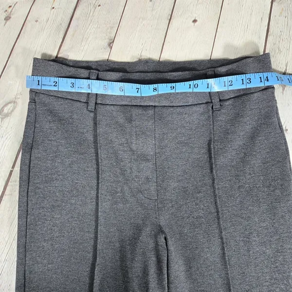 Quince Ultra-Stretch Ponte Flare Leg Pants‎ Charcoal Gray Womens Size Medium - Image 5