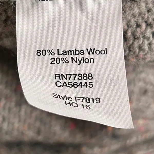 J‎ Crew Lambswool Turtleneck Sweater Gray Medium - Image 9