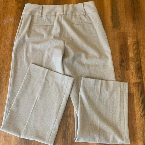 Rafaella Trousers 8 Elegant Beige Wide Leg Pants Business Casual Office - Image 6